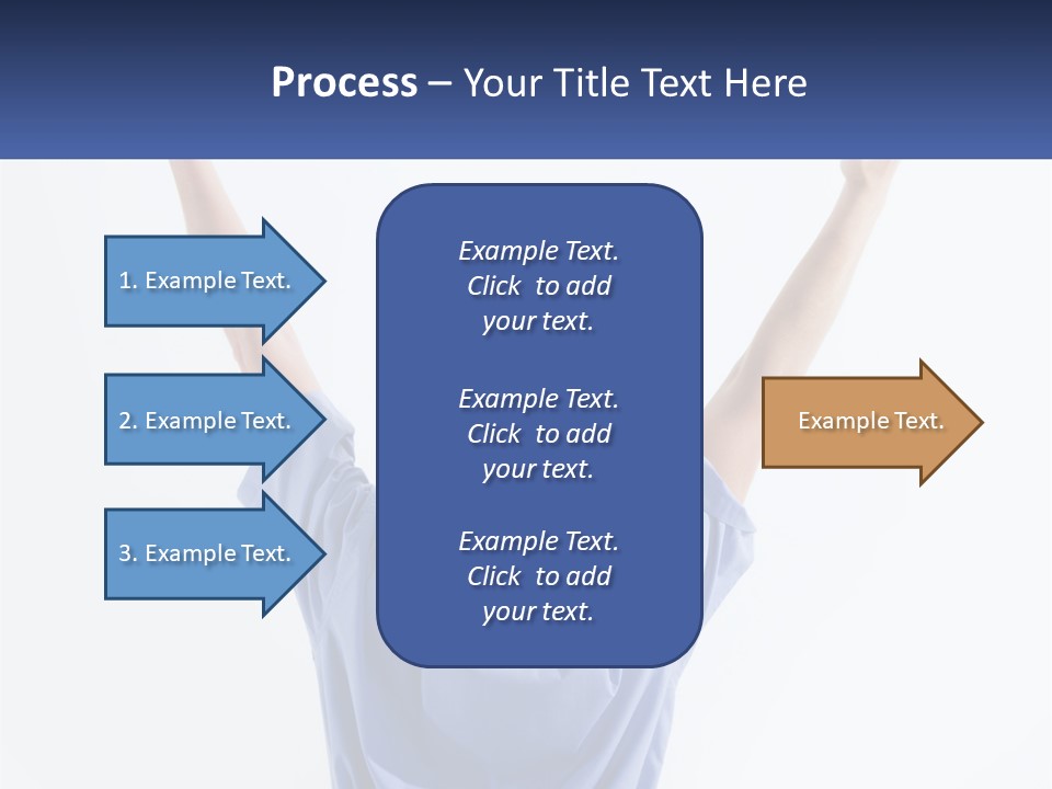 Hand Lad Winner PowerPoint Template