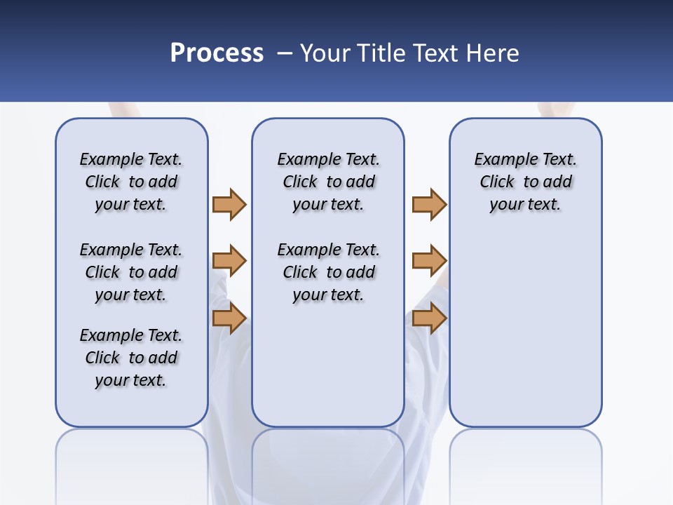Hand Lad Winner PowerPoint Template