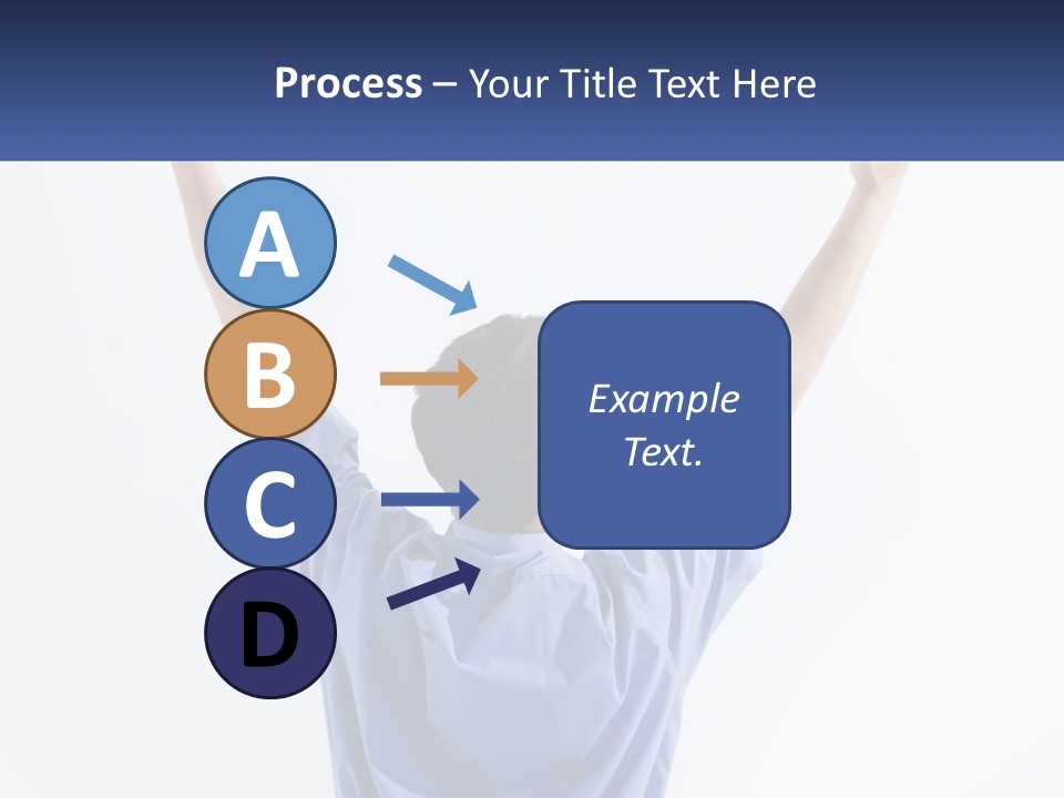 Hand Lad Winner PowerPoint Template