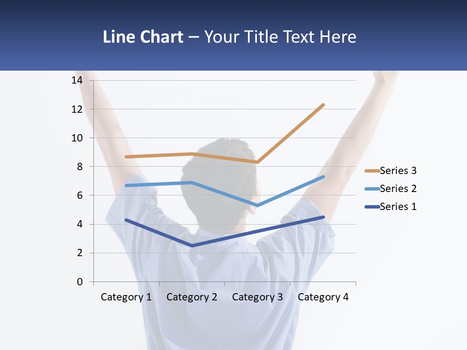 Hand Lad Winner PowerPoint Template