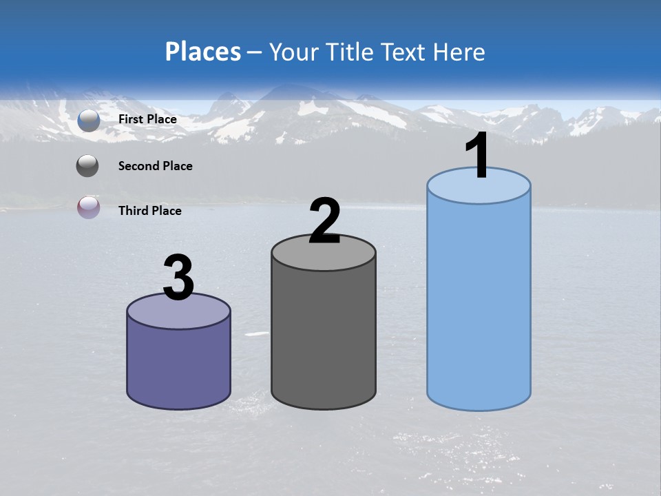 Mountain Glacier Adventure PowerPoint Template