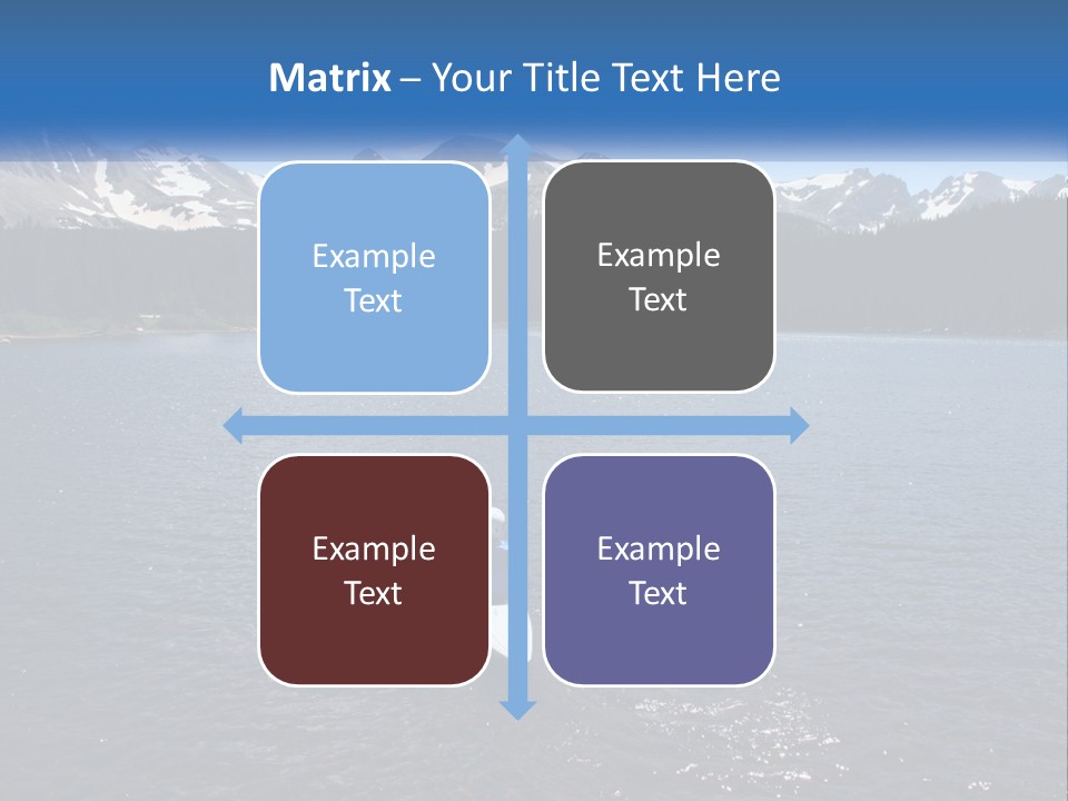 Mountain Glacier Adventure PowerPoint Template