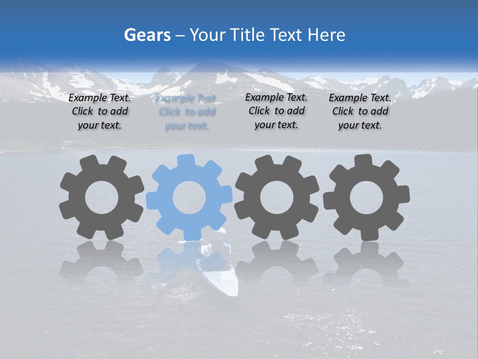 Mountain Glacier Adventure PowerPoint Template