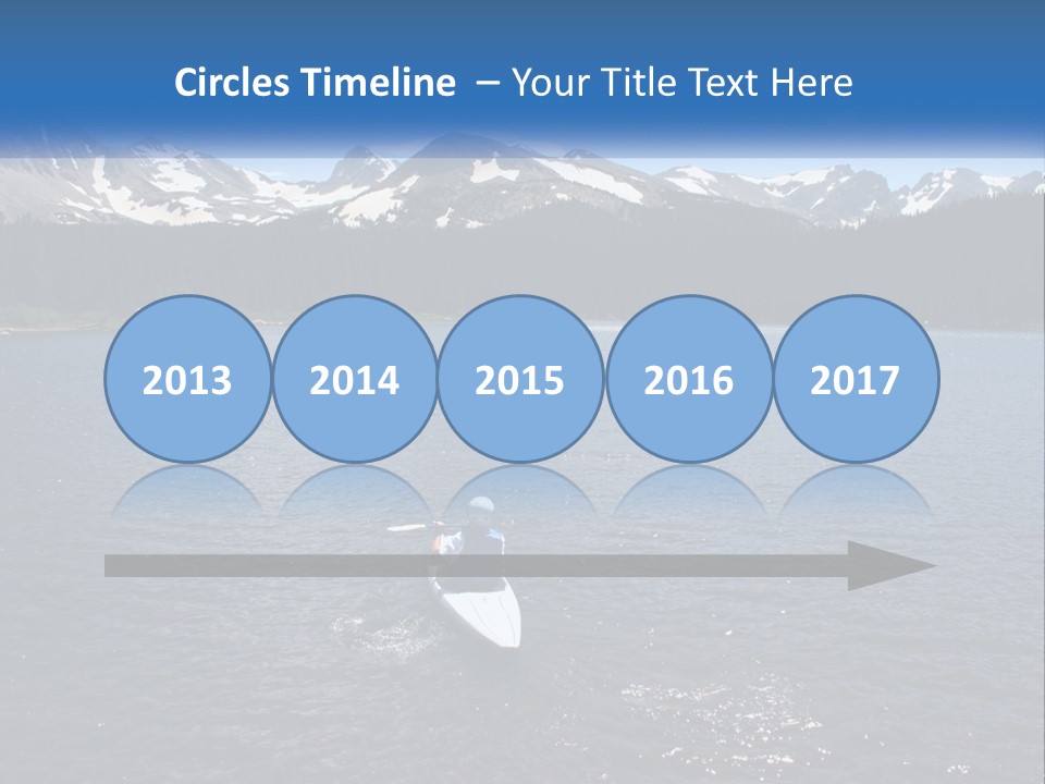 Mountain Glacier Adventure PowerPoint Template