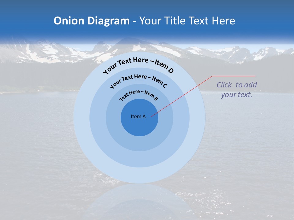 Mountain Glacier Adventure PowerPoint Template