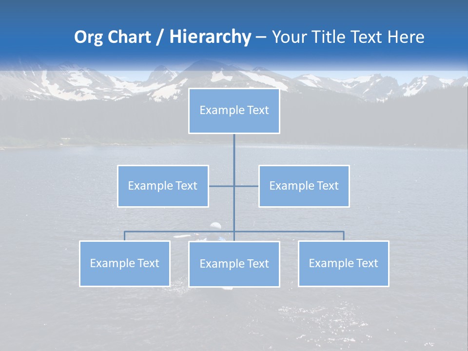 Mountain Glacier Adventure PowerPoint Template