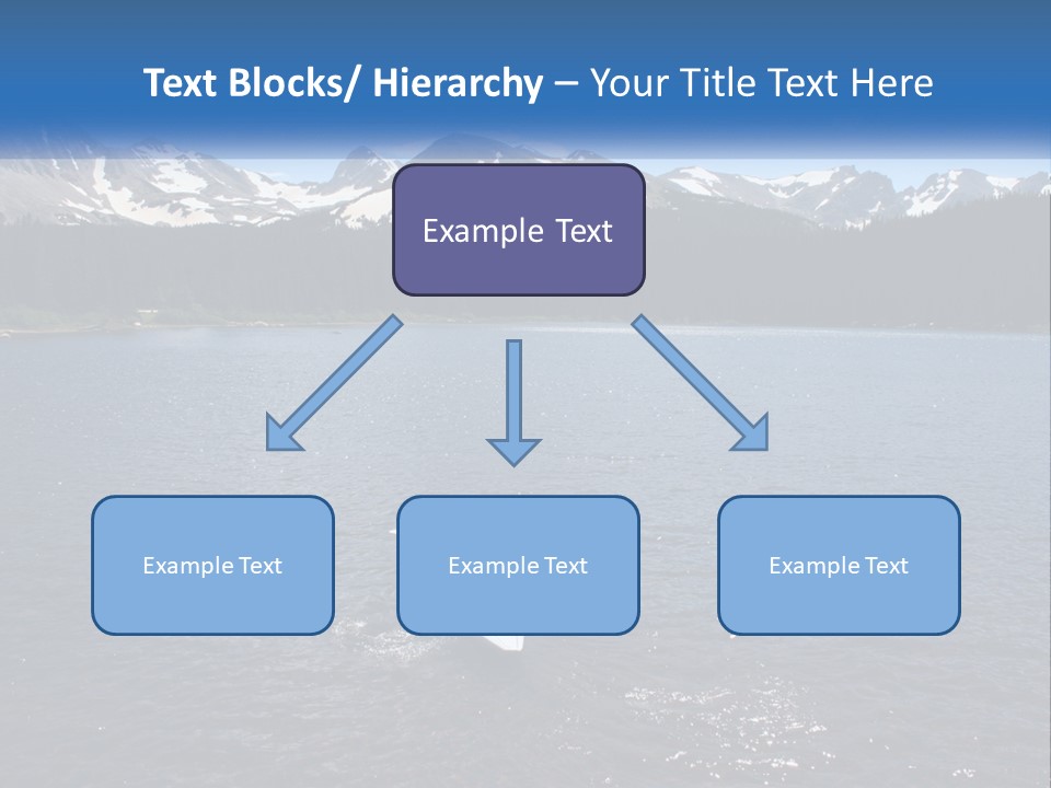 Mountain Glacier Adventure PowerPoint Template