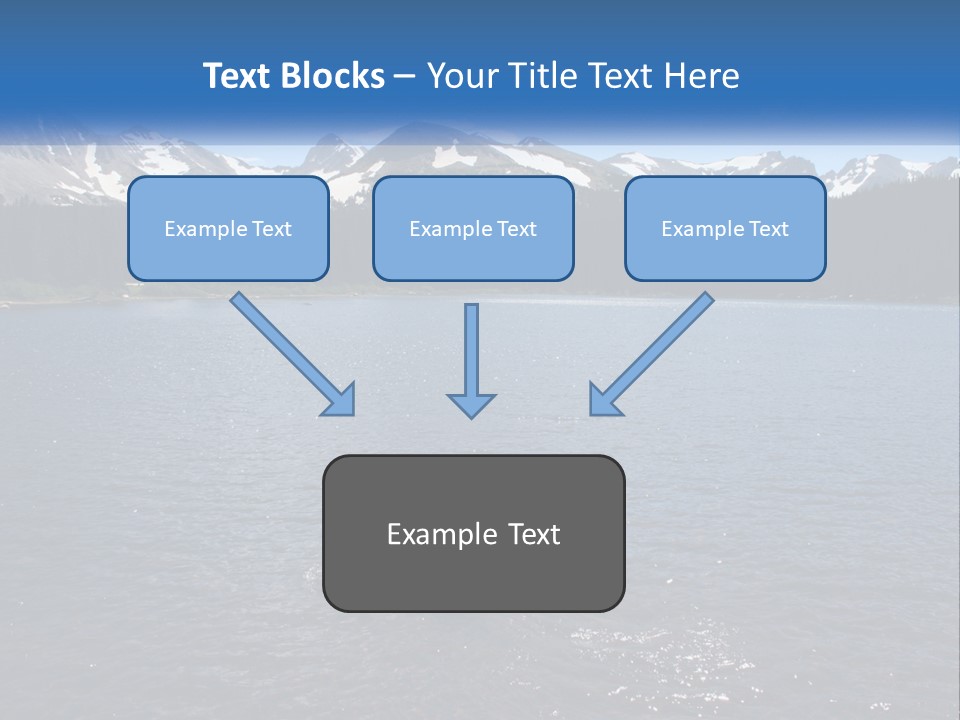 Mountain Glacier Adventure PowerPoint Template