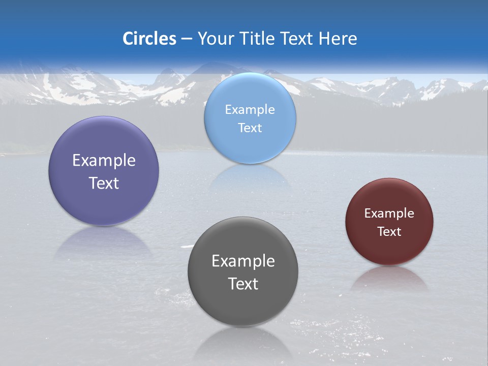 Mountain Glacier Adventure PowerPoint Template