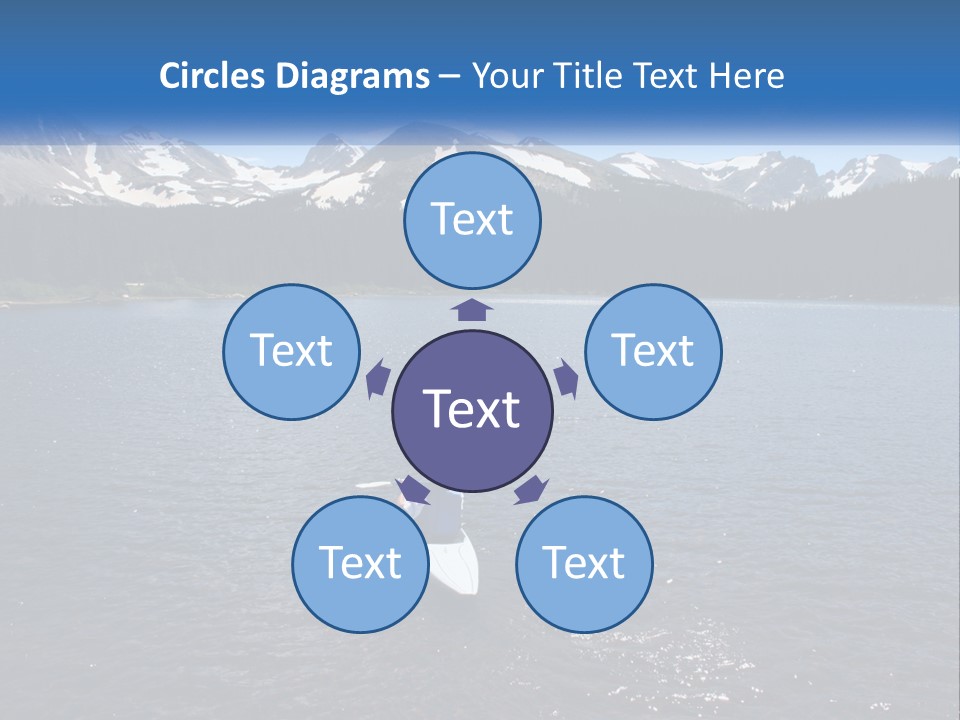 Mountain Glacier Adventure PowerPoint Template