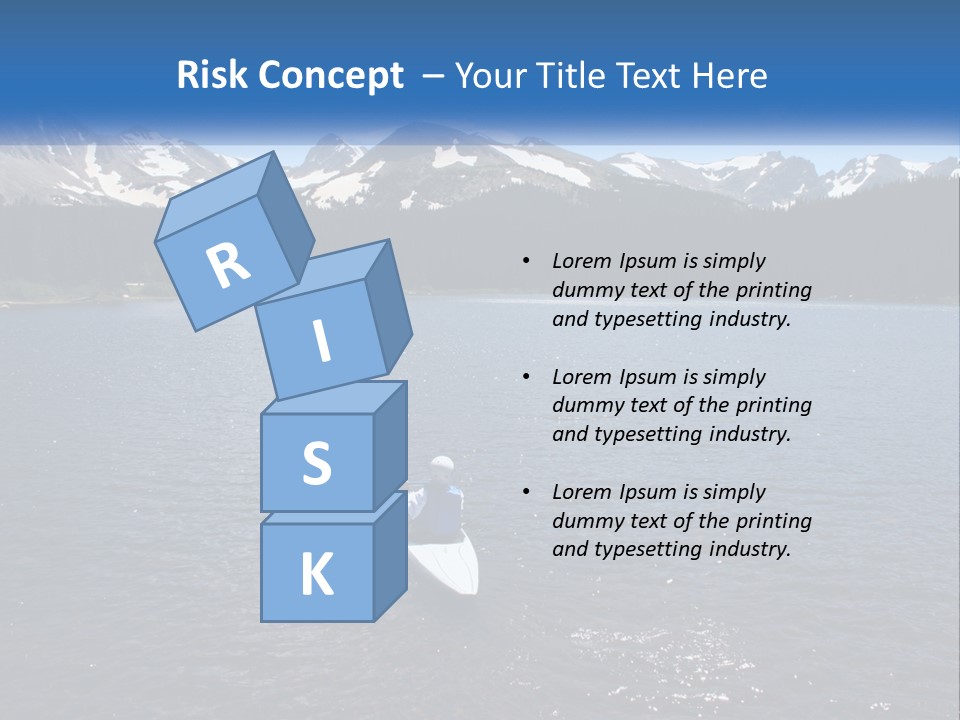 Mountain Glacier Adventure PowerPoint Template