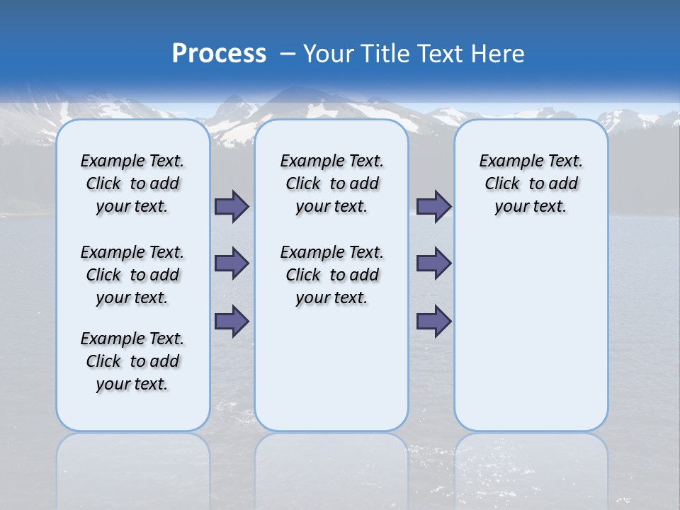 Mountain Glacier Adventure PowerPoint Template