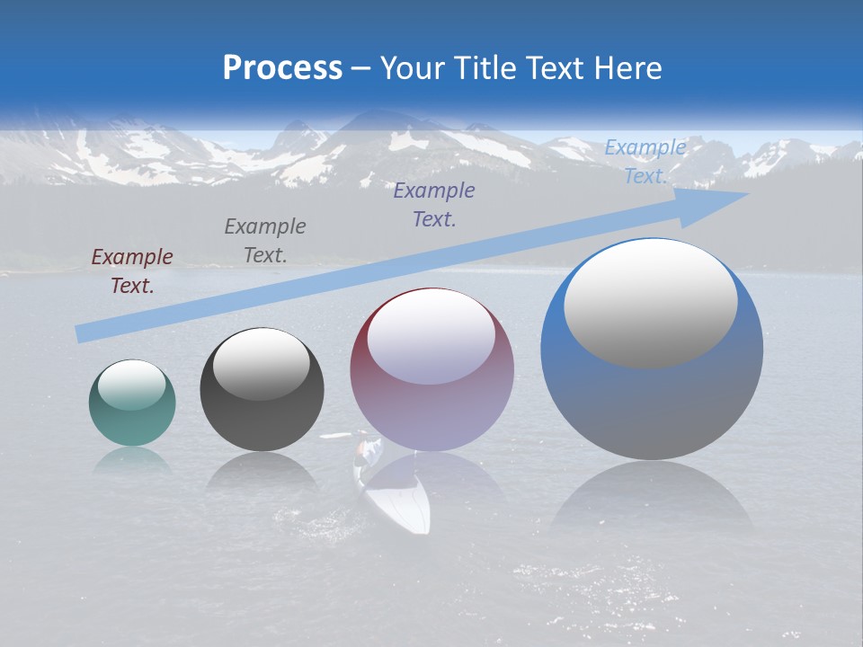 Mountain Glacier Adventure PowerPoint Template