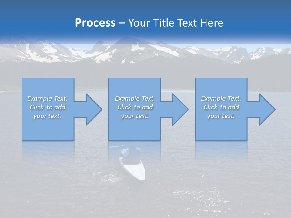 Mountain Glacier Adventure PowerPoint Template