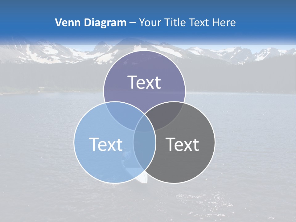 Mountain Glacier Adventure PowerPoint Template