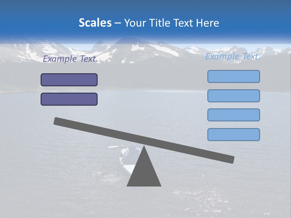 Mountain Glacier Adventure PowerPoint Template