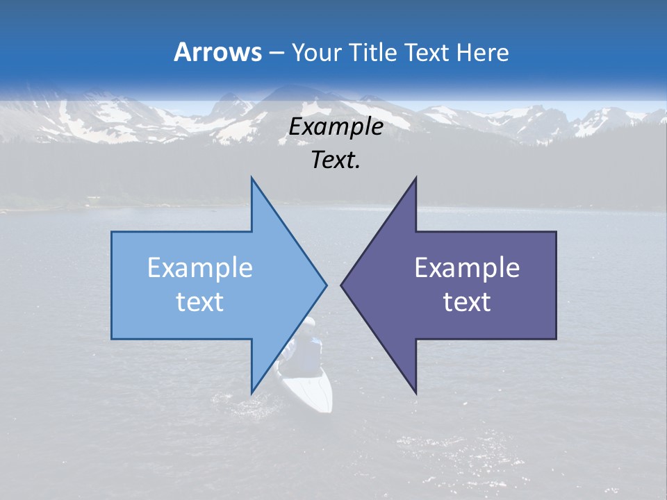Mountain Glacier Adventure PowerPoint Template