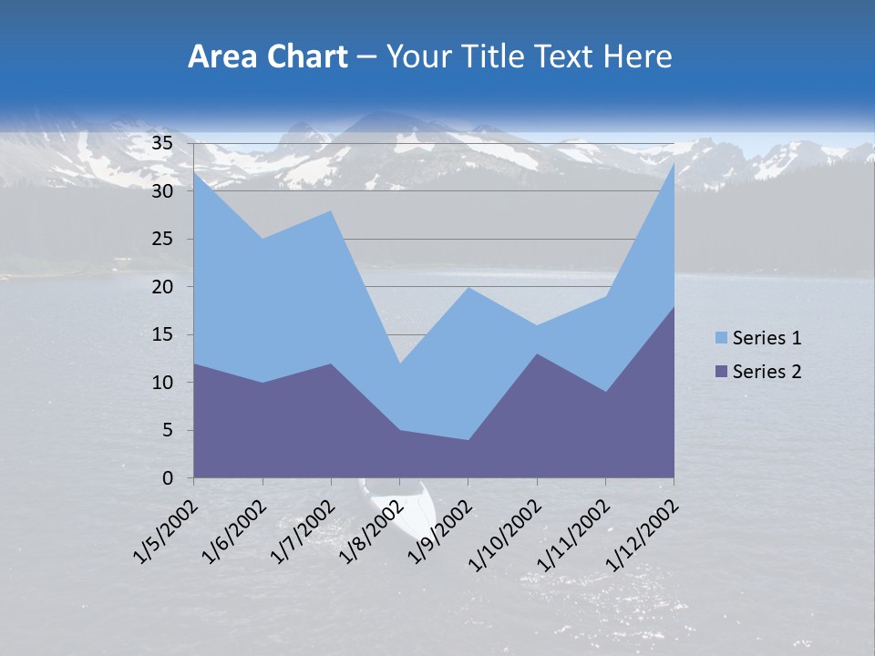 Mountain Glacier Adventure PowerPoint Template