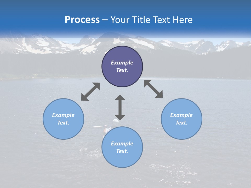 Mountain Glacier Adventure PowerPoint Template