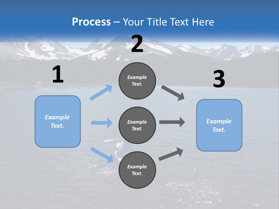 Mountain Glacier Adventure PowerPoint Template