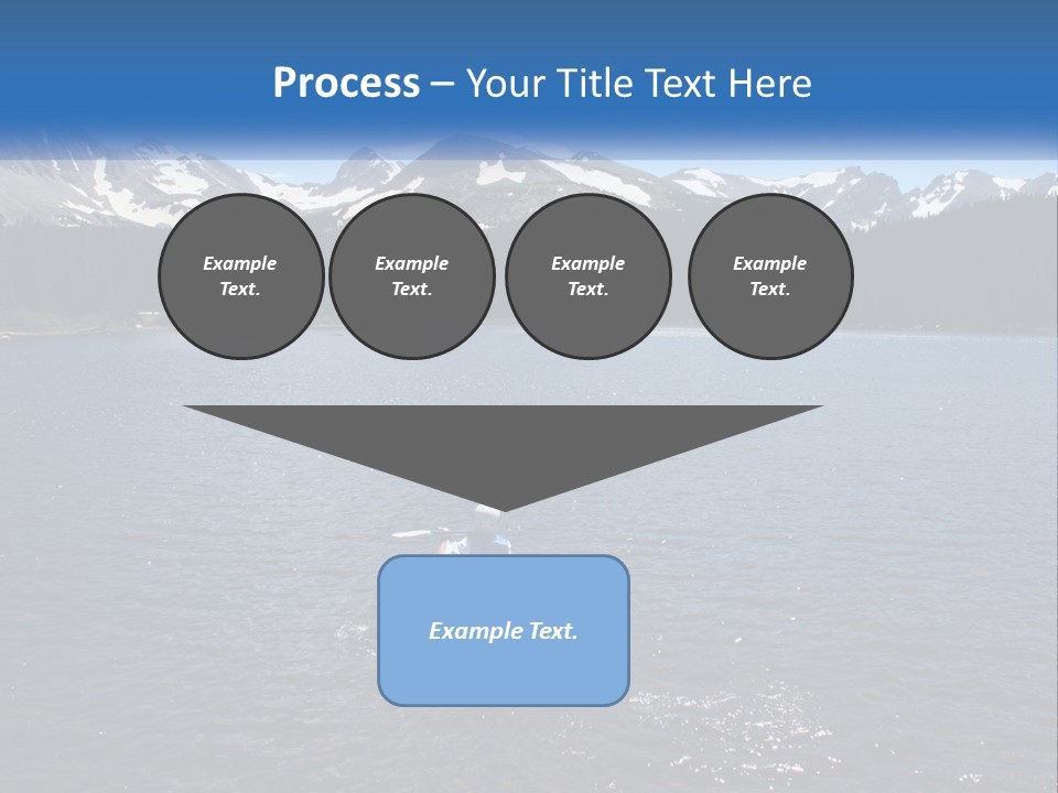 Mountain Glacier Adventure PowerPoint Template