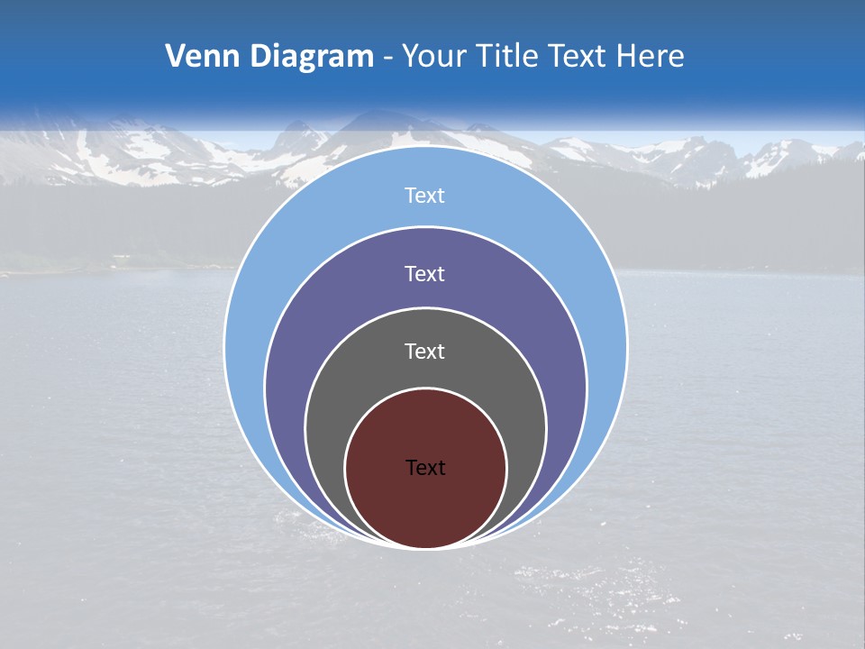 Mountain Glacier Adventure PowerPoint Template