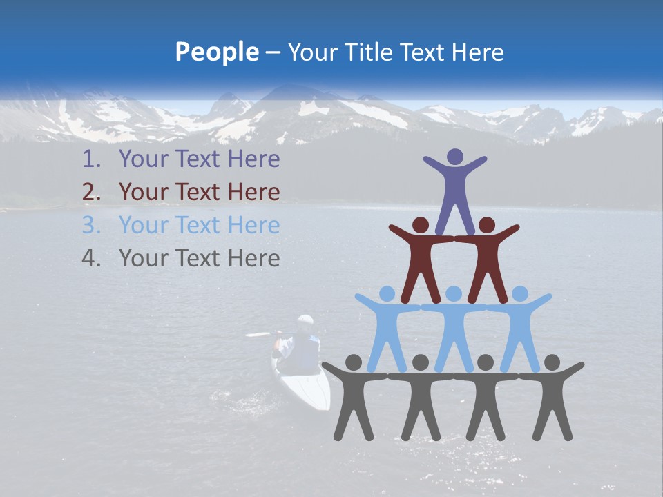 Mountain Glacier Adventure PowerPoint Template