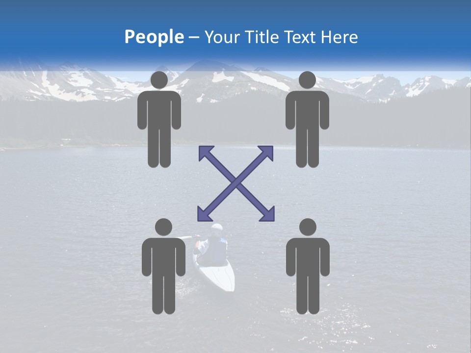 Mountain Glacier Adventure PowerPoint Template