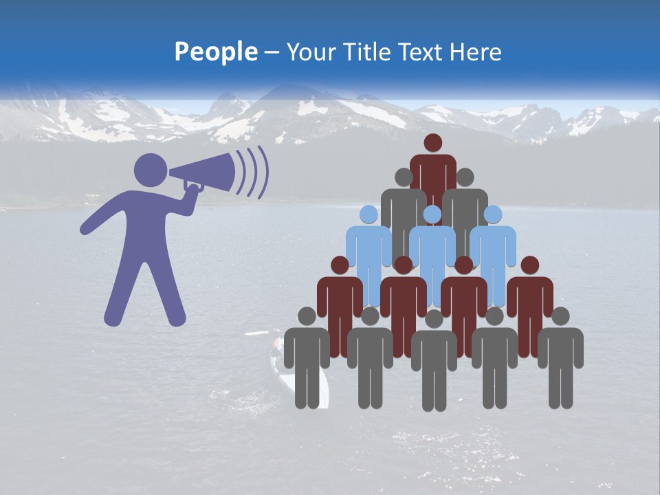 Mountain Glacier Adventure PowerPoint Template