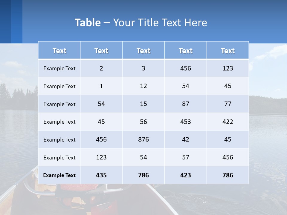 Nature Scenic Fun PowerPoint Template