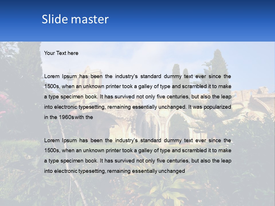 Church Spiritual Monastery PowerPoint Template