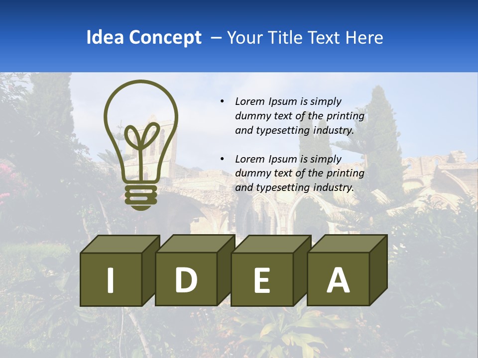 Church Spiritual Monastery PowerPoint Template