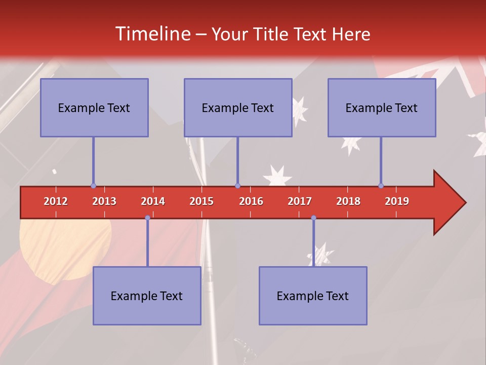 Flag Cooperation White PowerPoint Template