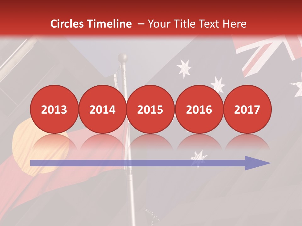 Flag Cooperation White PowerPoint Template