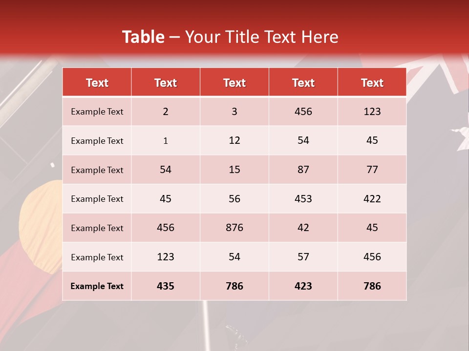 Flag Cooperation White PowerPoint Template