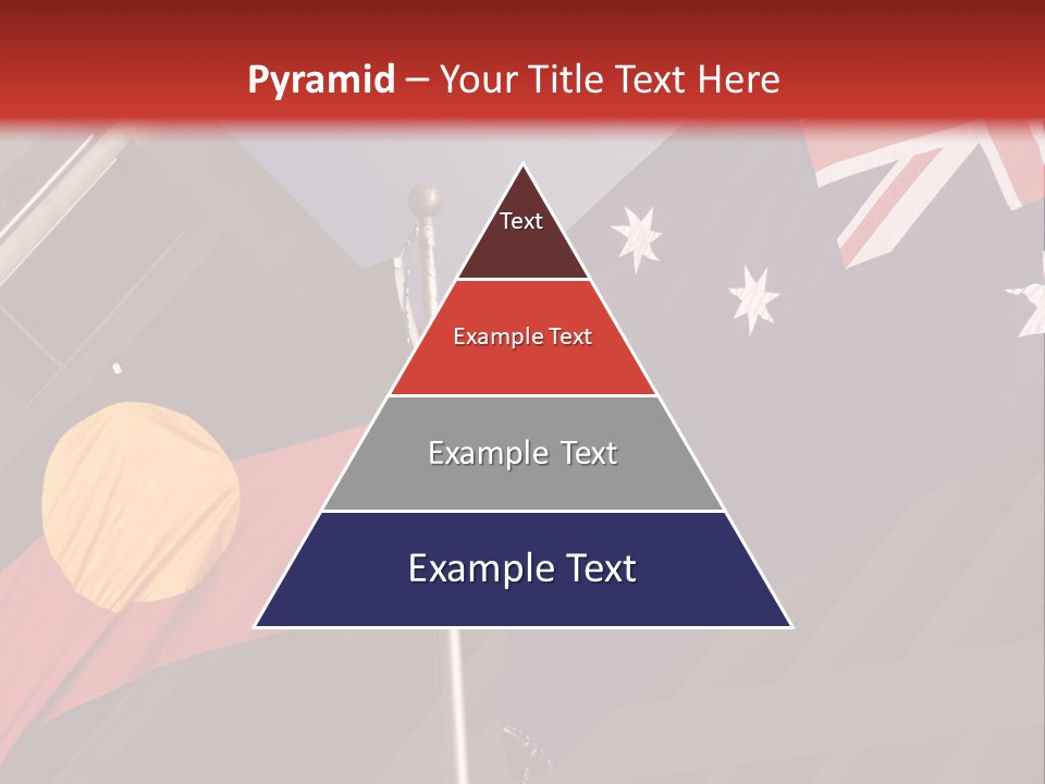 Flag Cooperation White PowerPoint Template