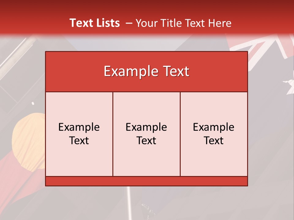 Flag Cooperation White PowerPoint Template