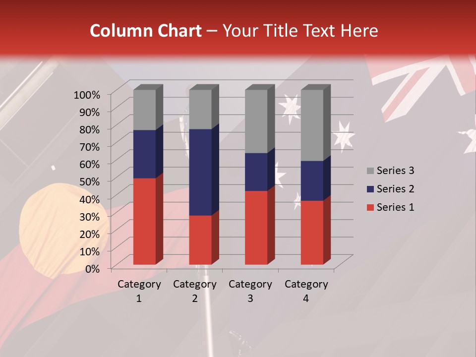 Flag Cooperation White PowerPoint Template
