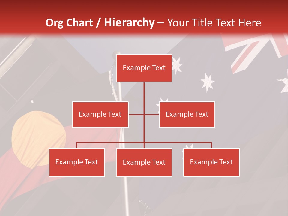 Flag Cooperation White PowerPoint Template