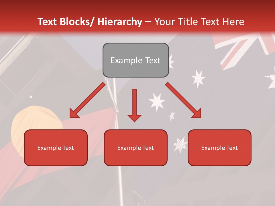 Flag Cooperation White PowerPoint Template