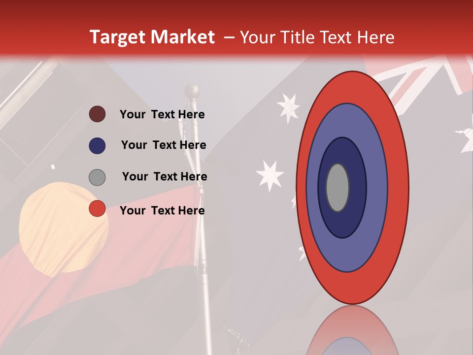 Flag Cooperation White PowerPoint Template