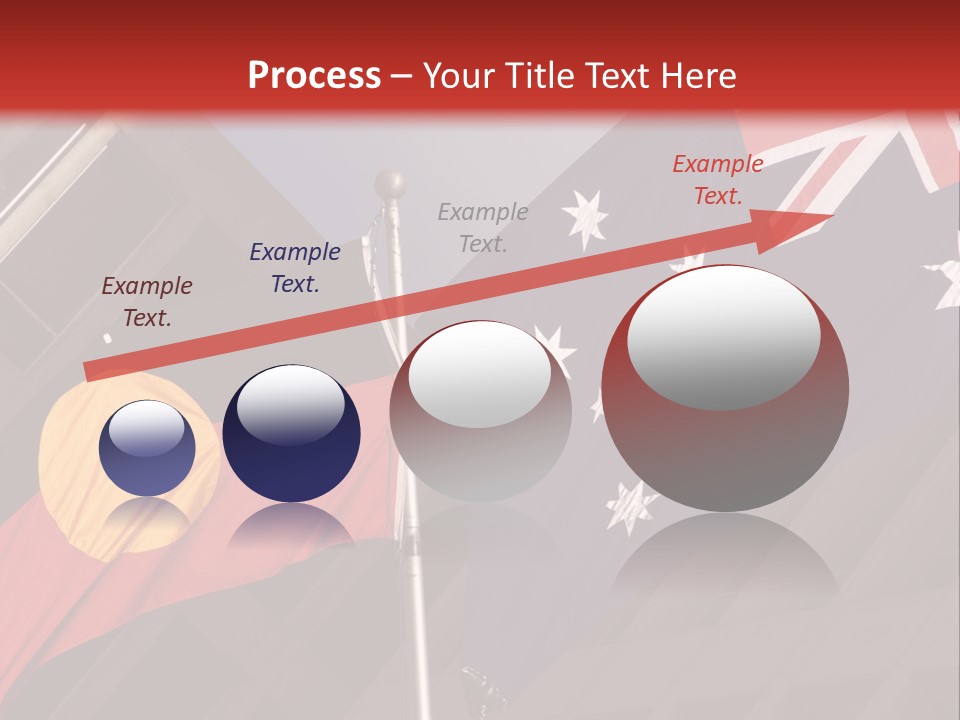 Flag Cooperation White PowerPoint Template