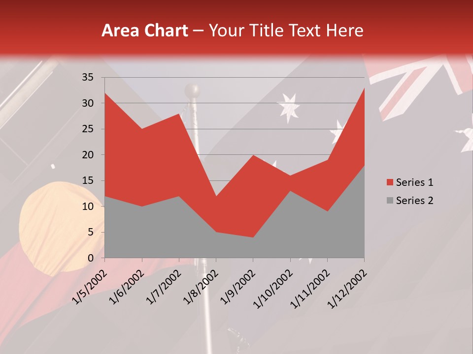 Flag Cooperation White PowerPoint Template