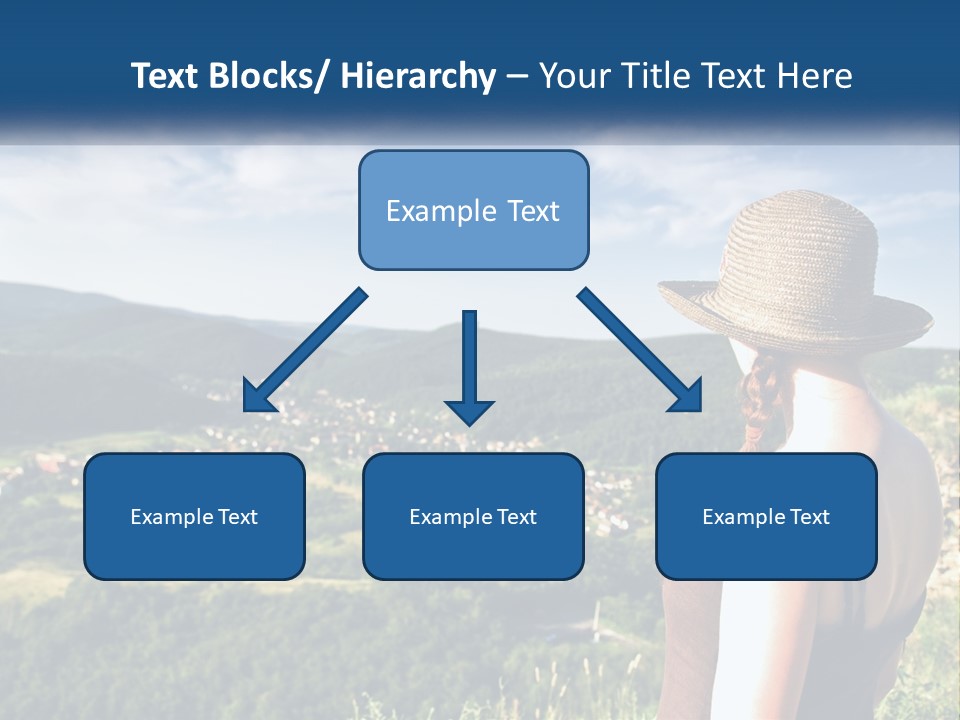 Green Mountains Stand PowerPoint Template