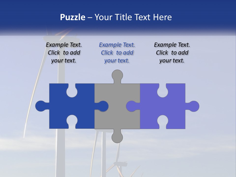 Offshore Enviromental Green PowerPoint Template