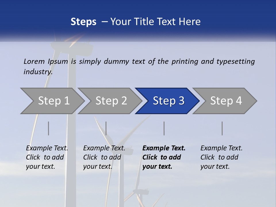 Offshore Enviromental Green PowerPoint Template