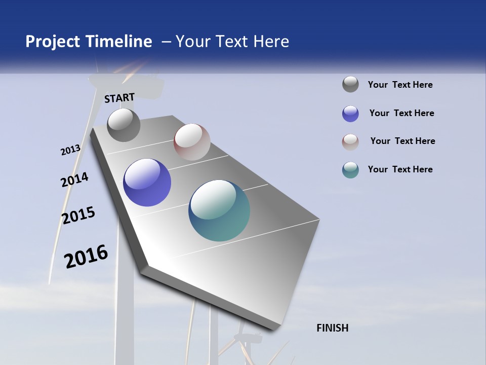 Offshore Enviromental Green PowerPoint Template