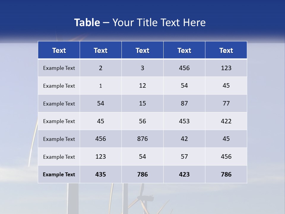 Offshore Enviromental Green PowerPoint Template