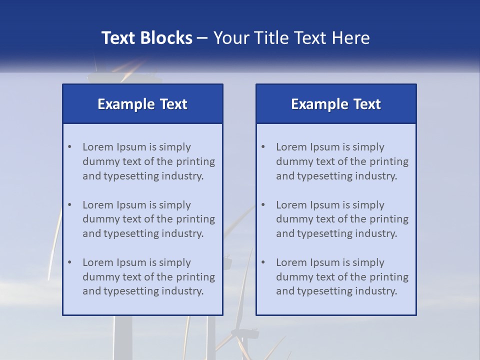 Offshore Enviromental Green PowerPoint Template