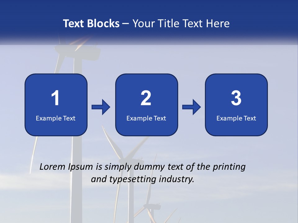 Offshore Enviromental Green PowerPoint Template